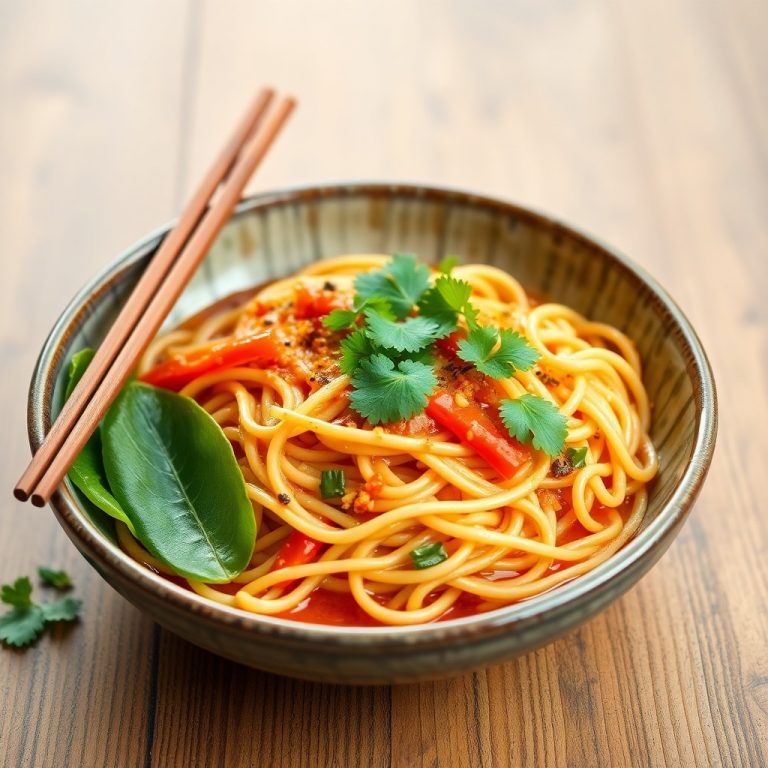 Deliciosos Macarrões Picantes Thai: Receita Fácil e Saborosa