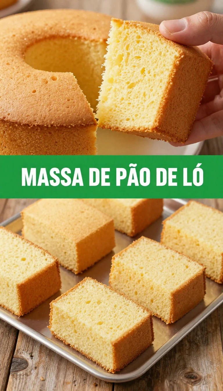 Uma tigela com massa de pão de ló fresca e fofa