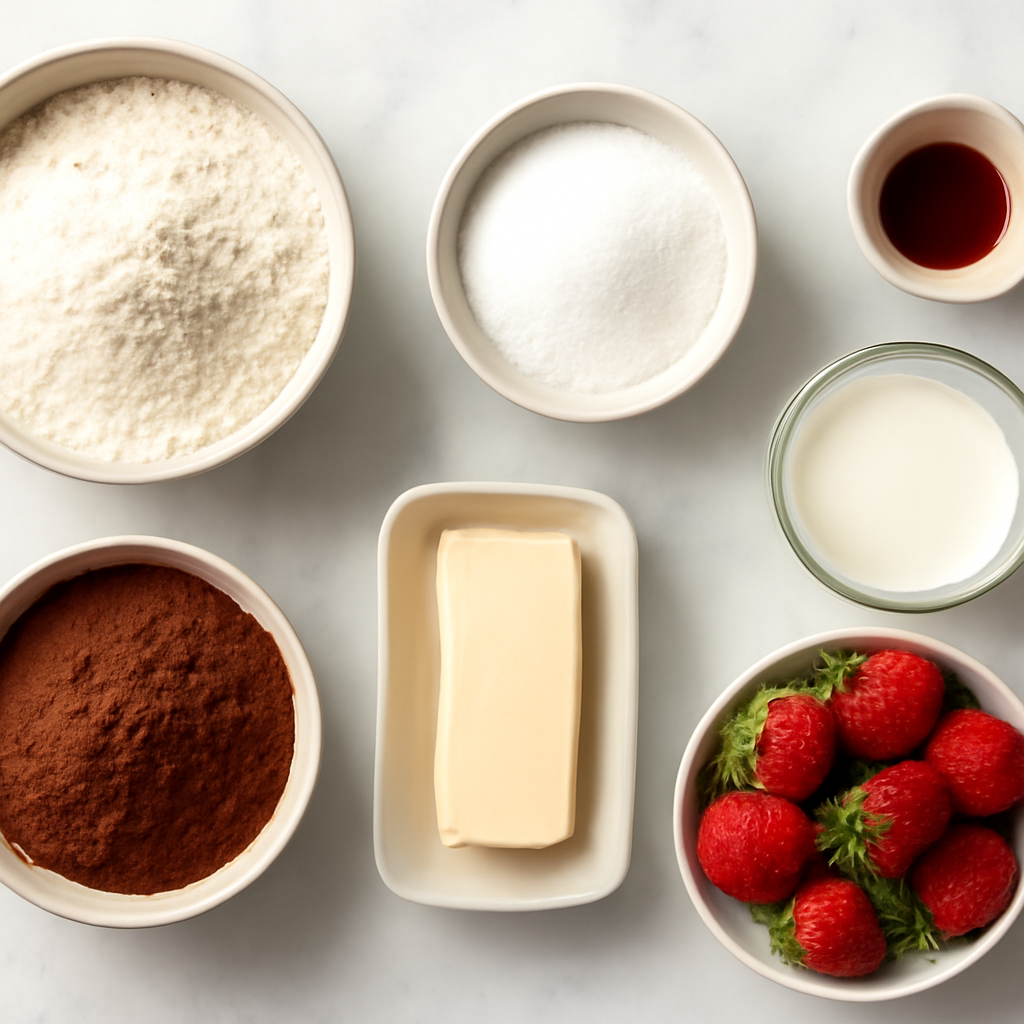 Ingredients for Ideias Doces para Dia dos Namorados Facil e Romantico