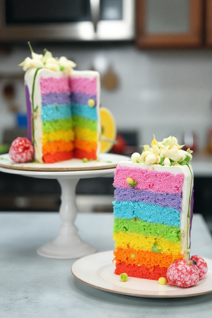 Receita de Bolo Colorido Facil e Delicioso para Toda Familia