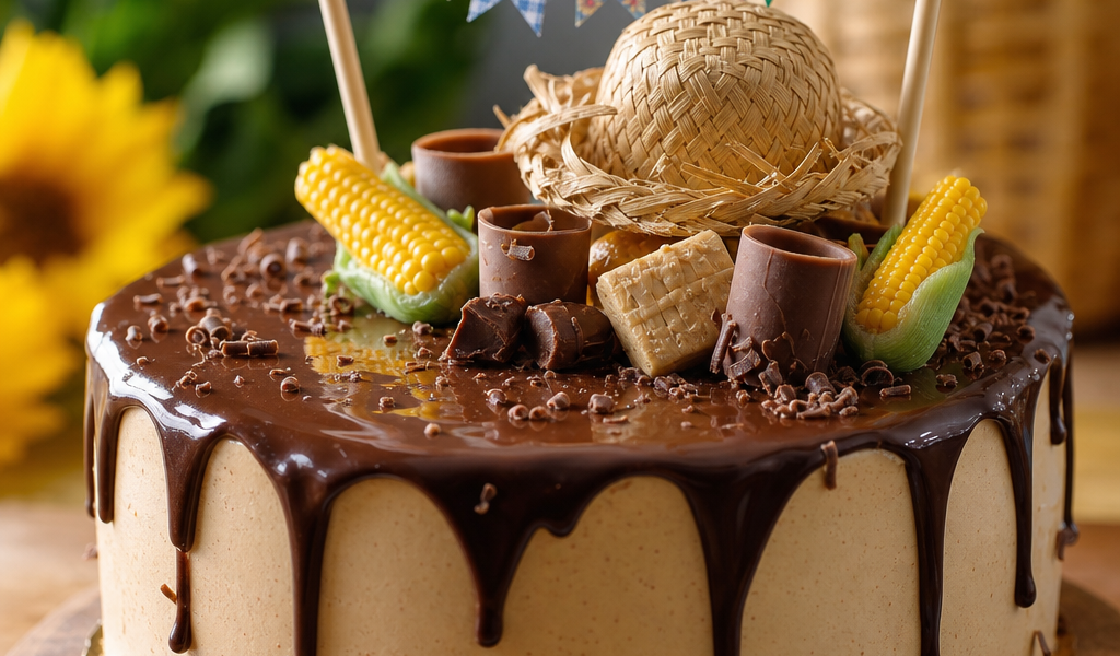 Receita de Bolo Junino Infantil Facil e Delicioso para Festas