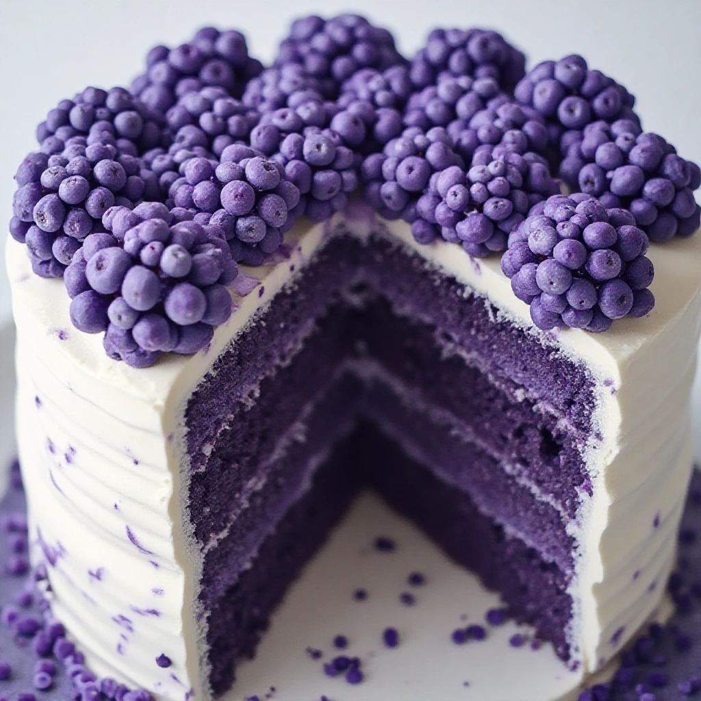 Receita de Bolo Lilas Facil e Delicioso para Toda Familia