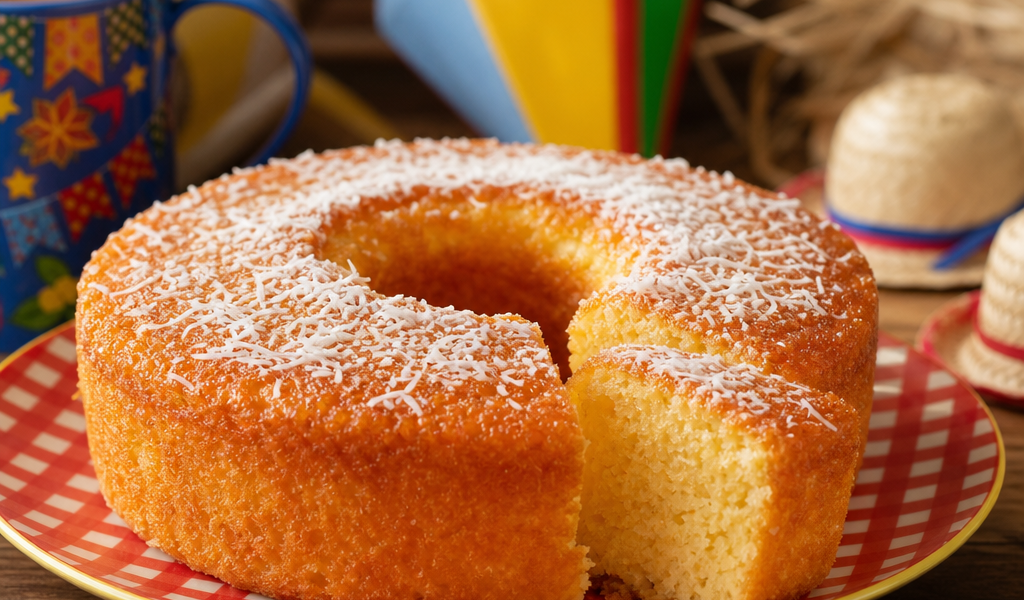 Receita de Bolo Sao Joao Facil e Delicioso para Festas