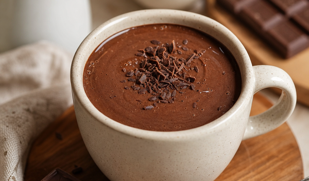 Receita de Chocolate Quente Cremoso Facil e Delicioso para Toda Familia