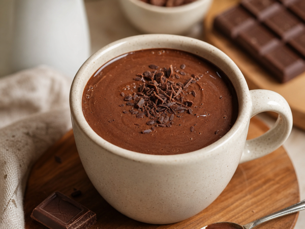 Receita de Chocolate Quente Cremoso Facil e Delicioso para Toda Familia