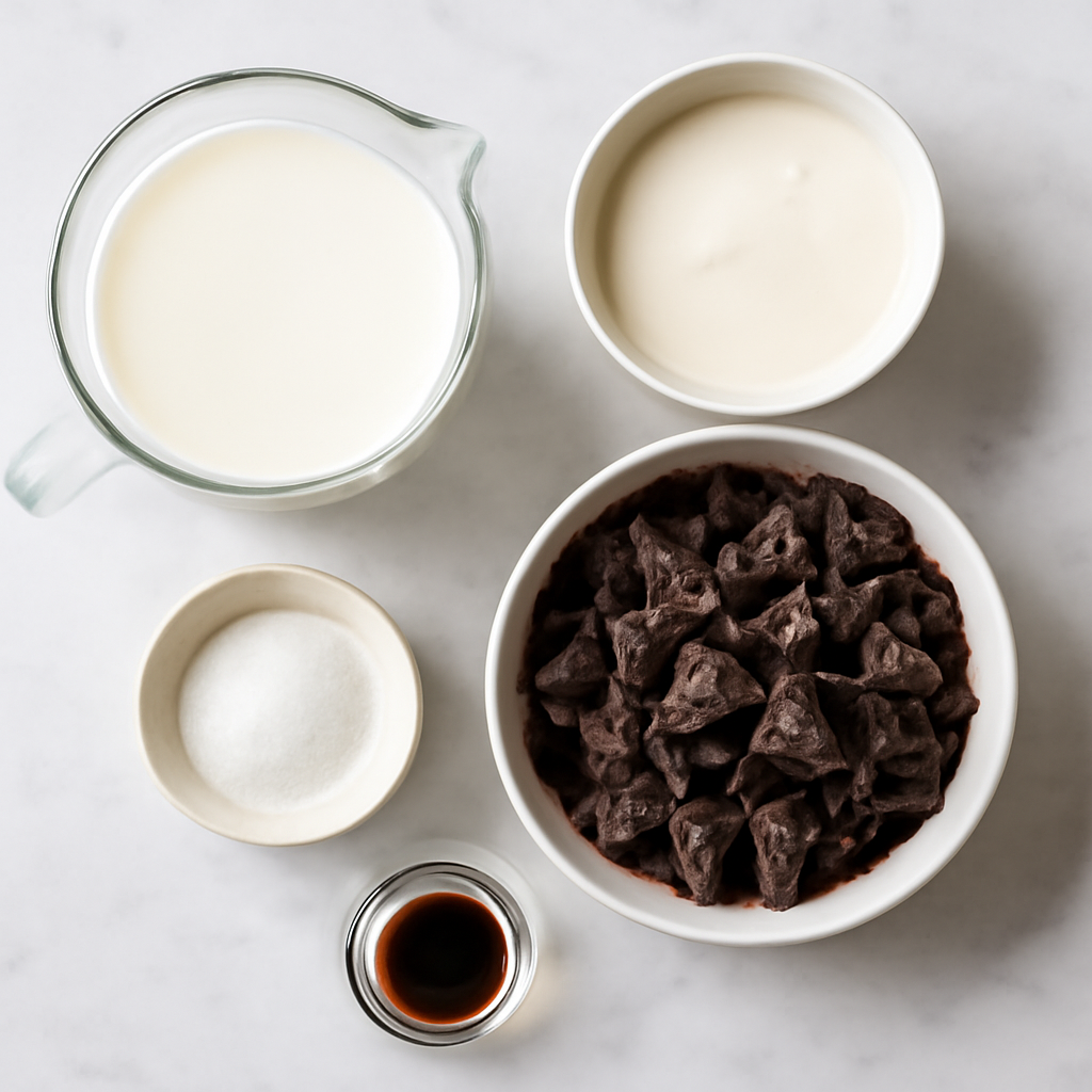 Ingredients for Receita de Chocolate Quente Cremoso Facil e Delicioso para Toda Familia