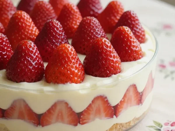 Pavê de Leite Ninho com Morango: Perfeita para Impressionar