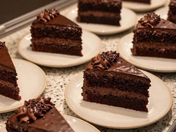 Bolo gelado de brigadeiro